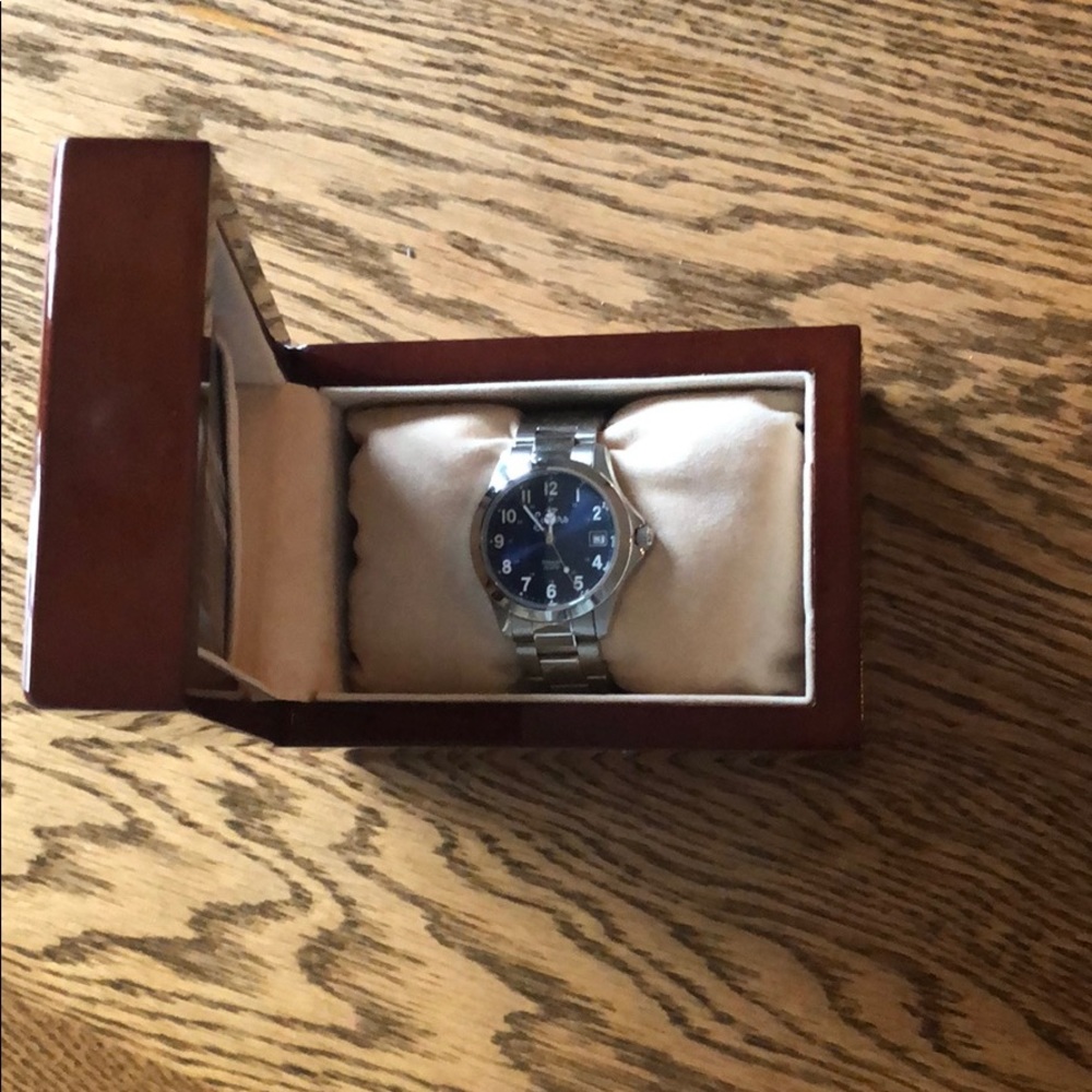 Silver watch
